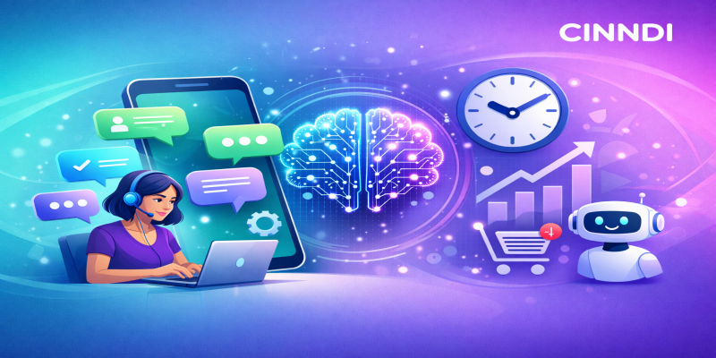 Como aumentar vendas com IA no WhatsApp | CINNDI