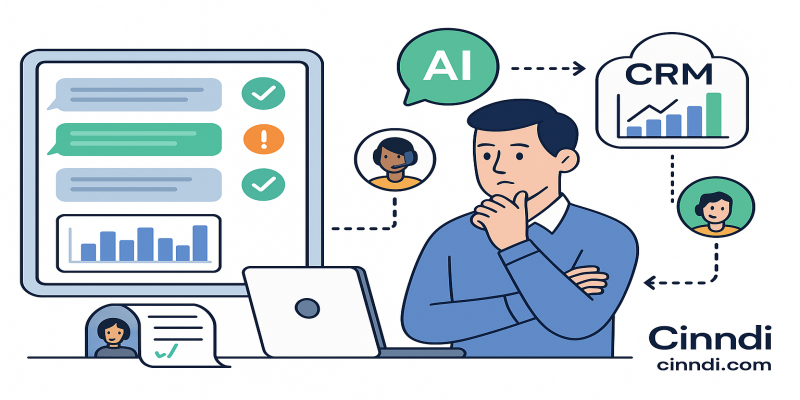 Controle Total no WhatsApp: Auditoria de Conversa e IA no Atendimento com a Cinndi