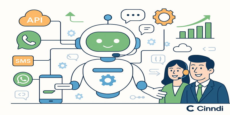 Revolução da IA nas Empresas: Atendimento Moderno e Soluções Completas com a Cinndi